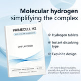 Hydroliv PrimeCell H2 effervescent tablet dissolving in water