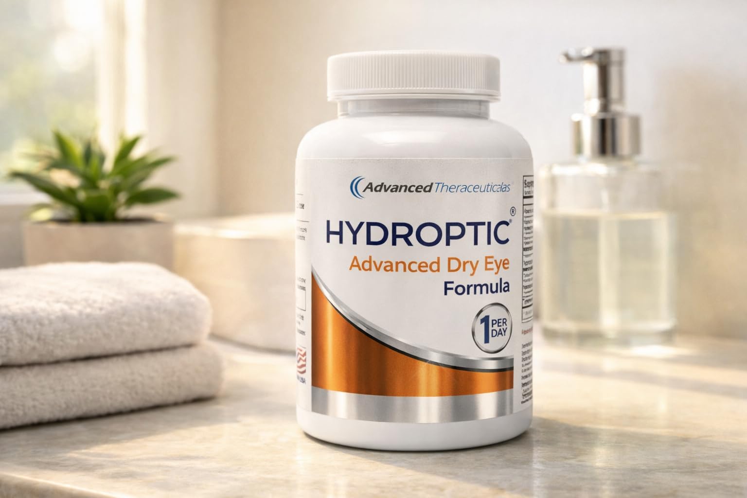 Hydroptic Advanced Dry Eye Formula bottle side view