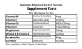 Hydroptic Advanced Dry Eye Formula capsules on a table