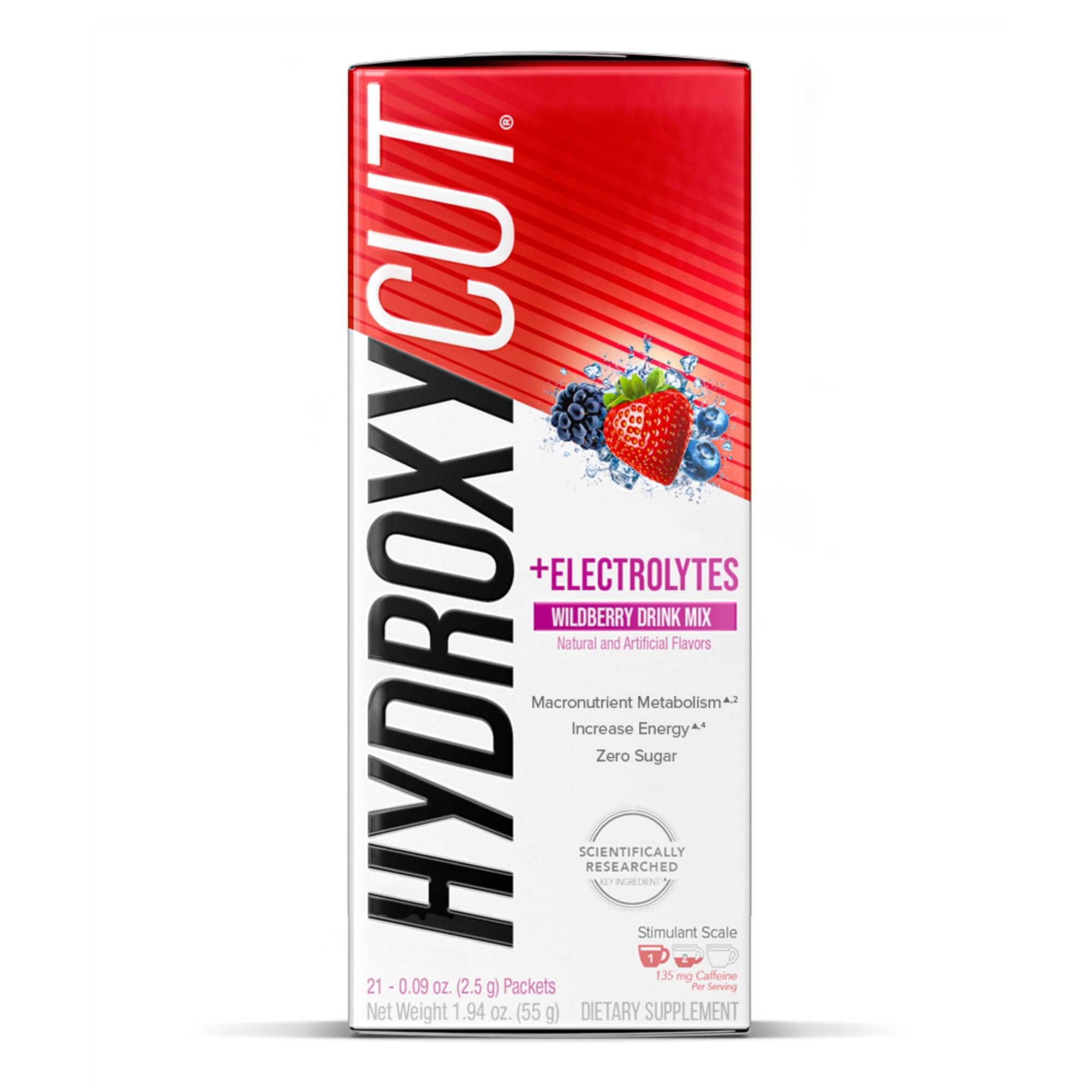Hydroxycut Drink Mix 71g in a gym setting