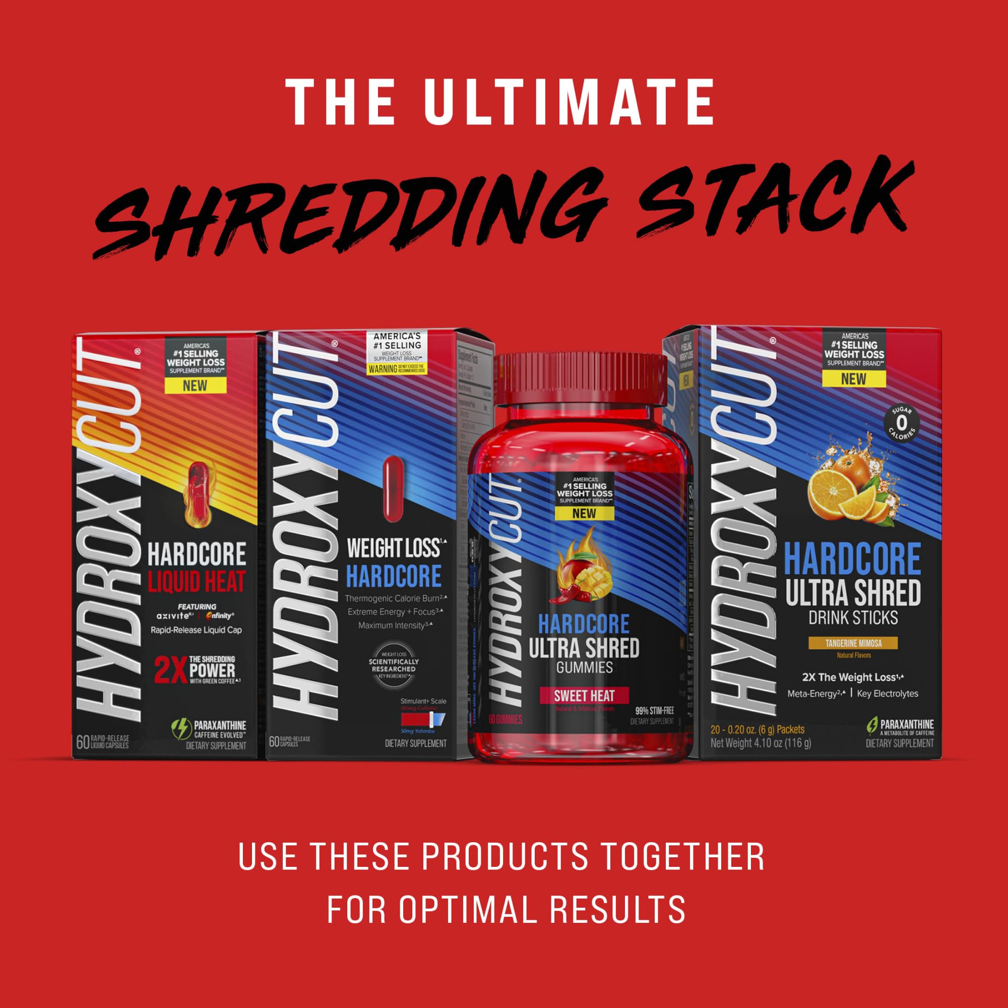 Hydroxycut Hardcore Ultra Shred Gummies lifestyle scene with active person