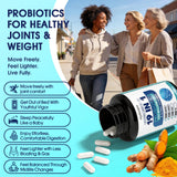 Hydsoqmo Moringa Probiotic Supplement packaging with dimensions