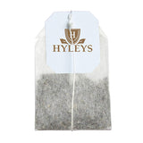 HYLEYS Turmeric Green Tea Blend box side view showing ingredients