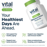 Hyperbiotics Daily Probiotic Support 30 Tablets with a measuring spoon