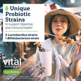 Hyperbiotics Men's Probiotic Supplement packaging details