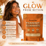 Hyuikiu Savanna Skin Tanning Gummies showing watermelon flavour