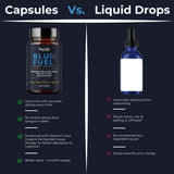 Hyvia Health Blue Fuel Methylene Blue Capsules close-up of capsules