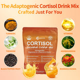 Hywebvctok Cortisol Drink Mix mixed in a glass