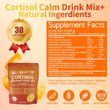 Hywebvctok Cortisol Drink Mix packaging with measuring scoop