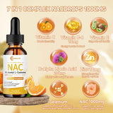 Hywebvctok Liquid NAC Drops 1000 mg dosage dropper