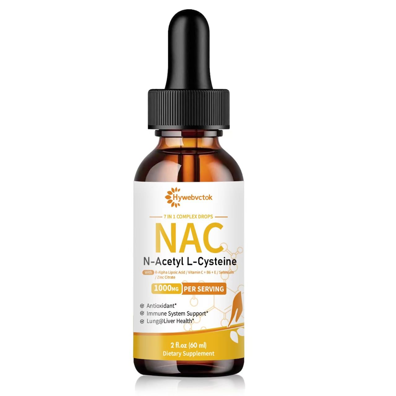 Hywebvctok Liquid NAC Drops 1000 mg lifestyle scene