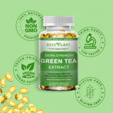 HZZYPLANT Green Tea Extract Softgels close-up of softgel