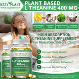 HZZYPLANT L-Theanine Softgels 400mg softgel close-up