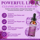 HZZYPLANT Liver Support Liquid Drops 100g side view