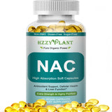 HZZYPLANT NAC Softgels 1200mg front view with packaging