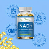 HZZYPLANT NAD+ Softgel Capsules bottle open