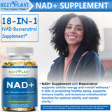 HZZYPLANT NAD+ Softgel Capsules packaging side view