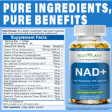 HZZYPLANT NAD+ Softgel Capsules softgels in hand