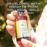 I Am Joy co. Colloidal Gold 250ml close-up of liquid