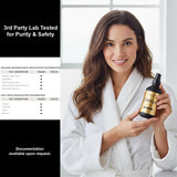 I Am Joy co. Colloidal Gold Ormus close-up of 24k gold particles