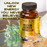 I Am Joy co. Gold Supplement showing capsule size