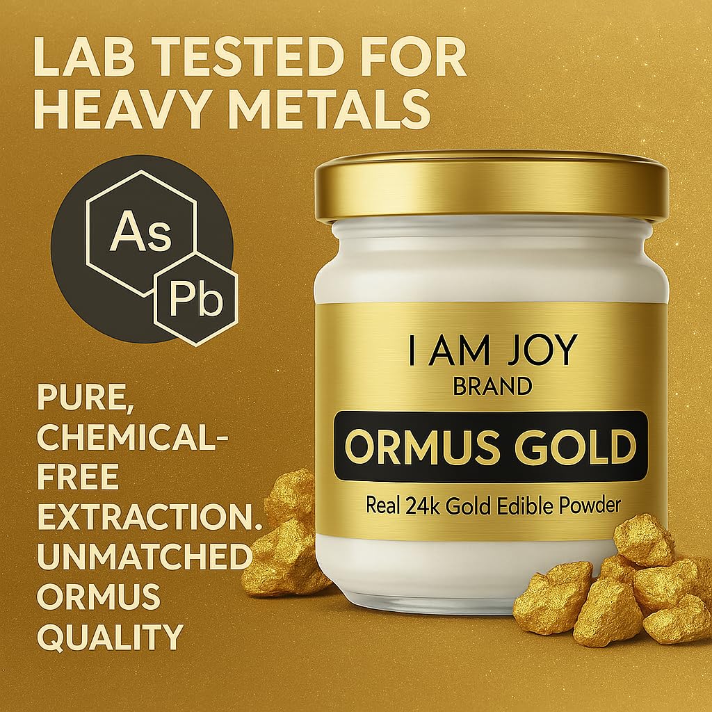 I Am Joy co. Ormus close-up of colloidal gold
