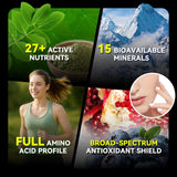 I LOVE HEALTH Moringa Leaf Extract Capsules 1000mg on a wooden table