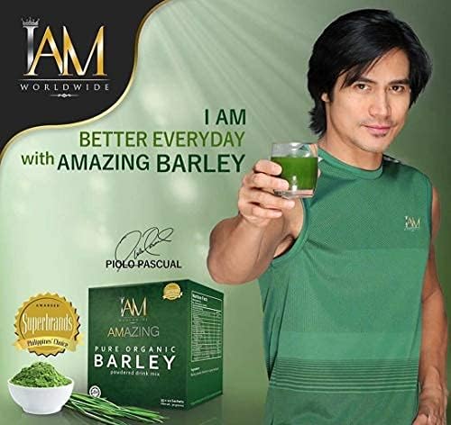 IAM WORLDWIDE Young Barley Grass Supplement 30g lifestyle scene