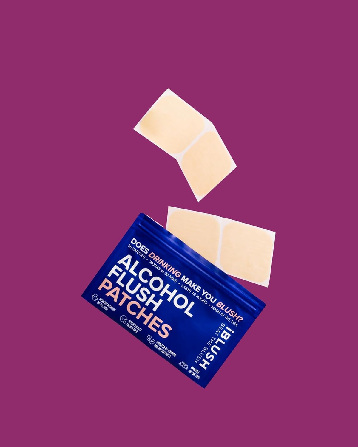 iBLUSH Alcohol Flush Solution Patch lifestyle scene
