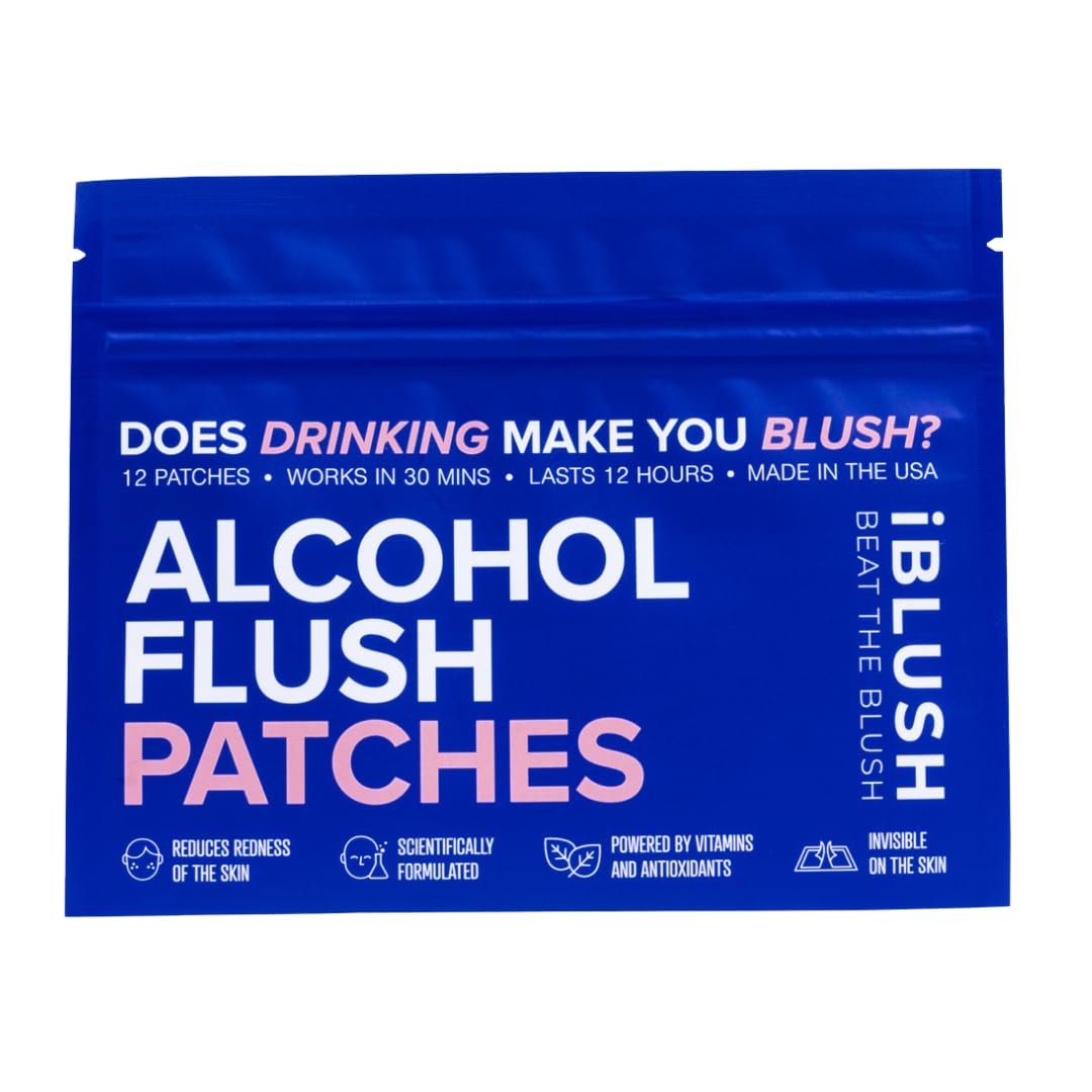 iBLUSH Alcohol Flush Support Patches front view