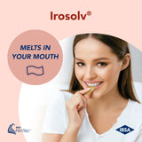Ibsa Iron Supplement 50g film strip on a table