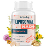 IcarusIvy Liposomal NAD+ for Women 2000mg capsules front view