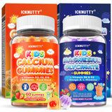 ICKNUTTY Kids Calcium and Magnesium Gummies front view