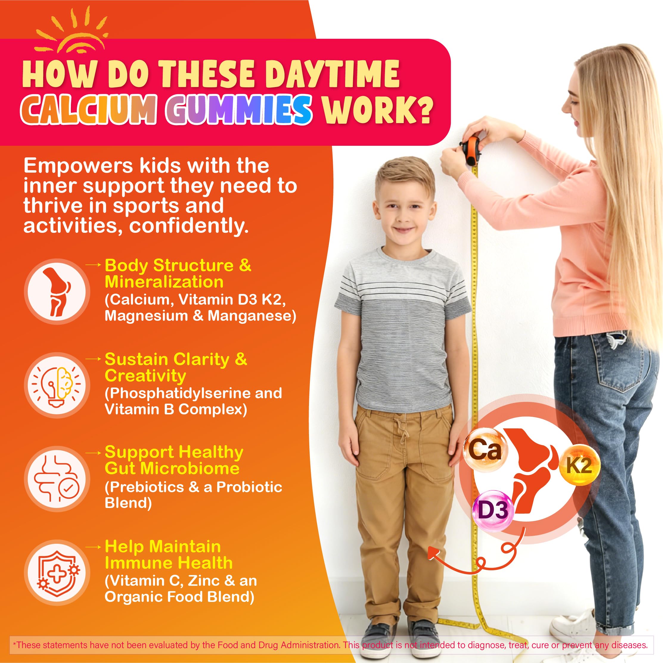 ICKNUTTY Kids Gummies nutritional information label