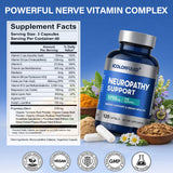 icolorfuled Neuropathy Relief capsules in hand