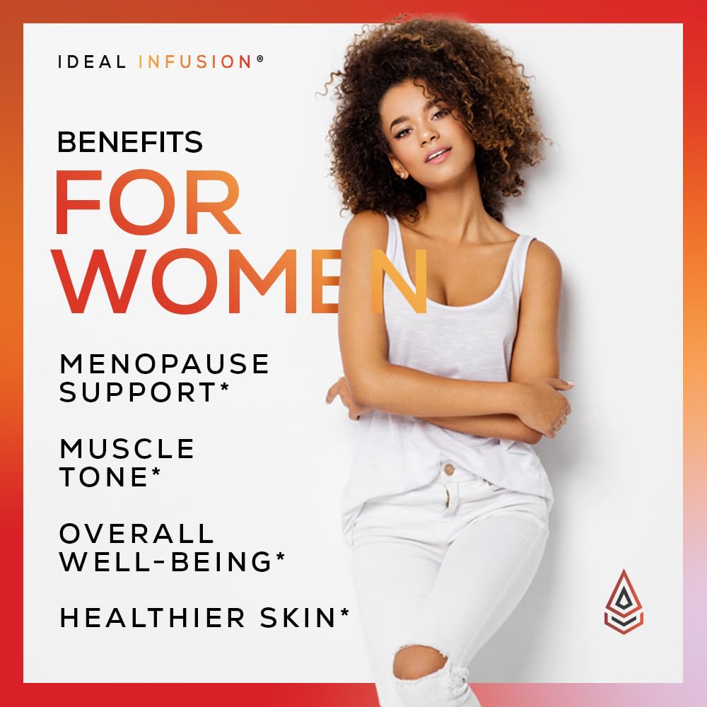 Ideal Infusion DIM Supplement capsules in a spoon