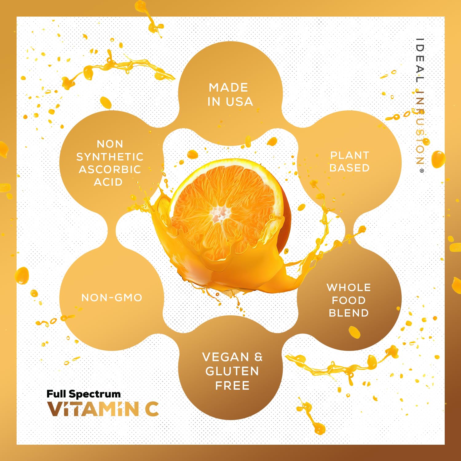 Ideal Infusion Essential Vitamin C 675mg supplement ingredients list