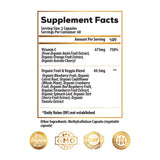 Ideal Infusion Essential Vitamin C 675mg supplement side view