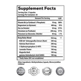 Ideal Infusion Nighttime Muscle use Supplement 90 Capsules side view