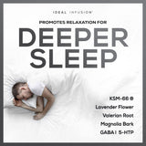 Ideal Infusion Nighttime Muscle use Supplement 90 Capsules with ingredients listed