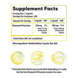 Ideal Infusion Potassium Citrate Supplement 500mg side view