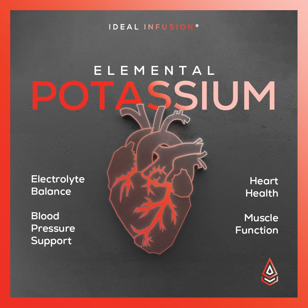 Ideal Infusion Potassium Malate 500mg Capsules back label