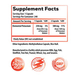 Ideal Infusion Potassium Malate 500mg Capsules bottle side view