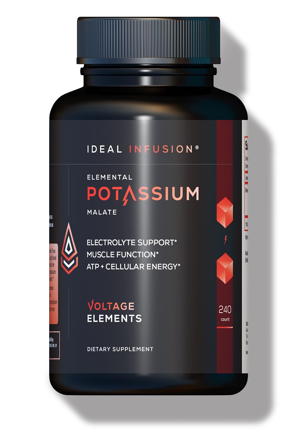 Ideal Infusion Potassium Malate 500mg Capsules front view