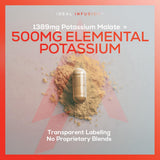 Ideal Infusion Potassium Malate 500mg Capsules nutritional information