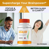 IDEAL PERFORMANCE Arialief Brain Supplements capsule close-up