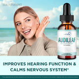 IDEAL PERFORMANCE Audileaf Drops bottle in natural setting