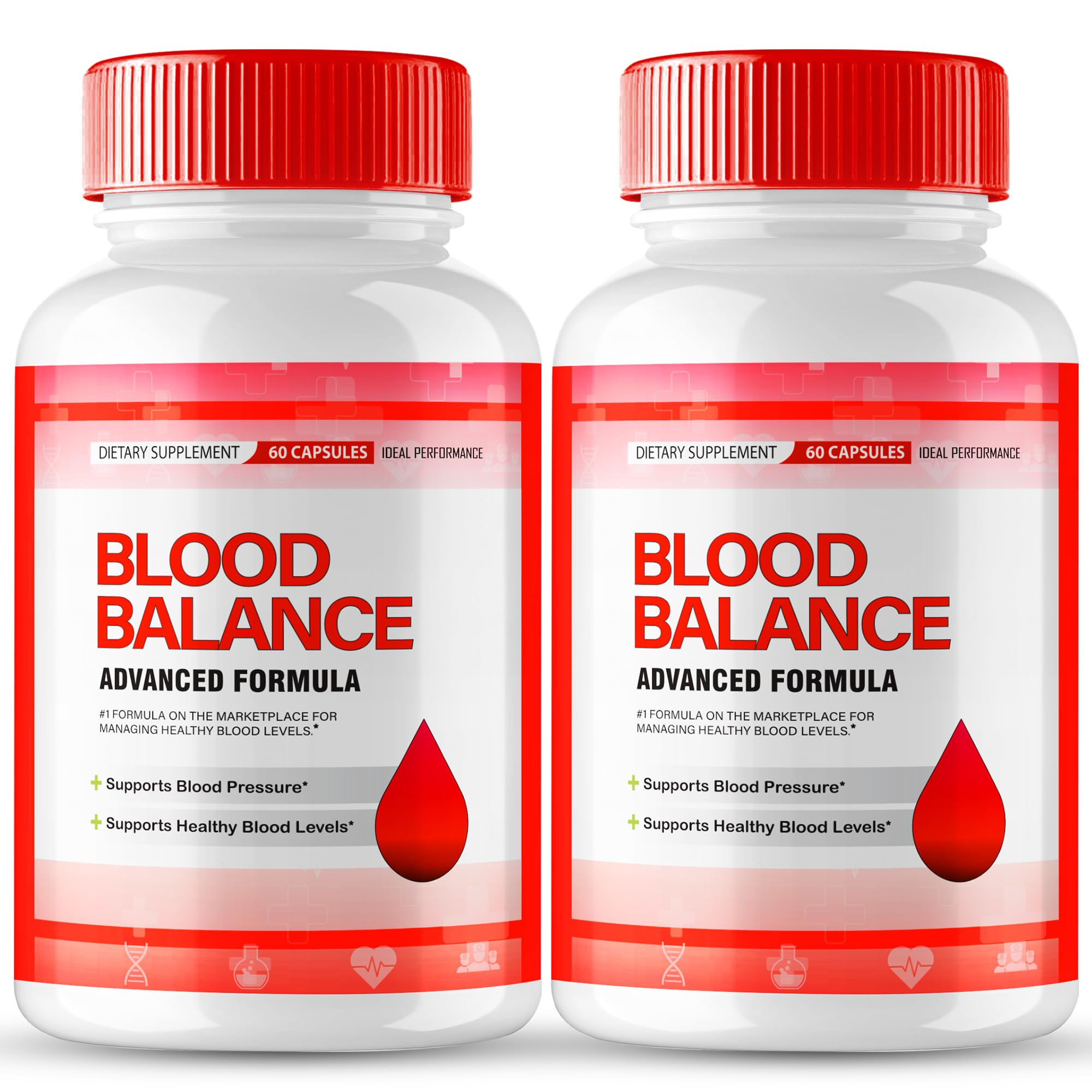 IDEAL PERFORMANCE Blood Balance Supplement Capsules front view