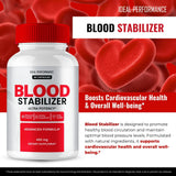 IDEAL PERFORMANCE Blood Stabilizer Capsules on a wooden table