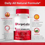 IDEAL PERFORMANCE Blood Stabilizer Capsules on a wooden table